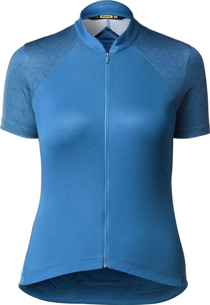 Mavic Womens Long Sleeves Sequence Graphic Mykonos Blue