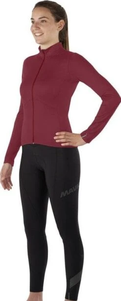 Mavic Sequence Thermo Women's Long Sleeve Jersey Bordeau -Mavic 213034761408b57426951.95339347