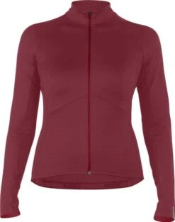 Mavic Sequence Thermo Women's Long Sleeve Jersey Bordeau
