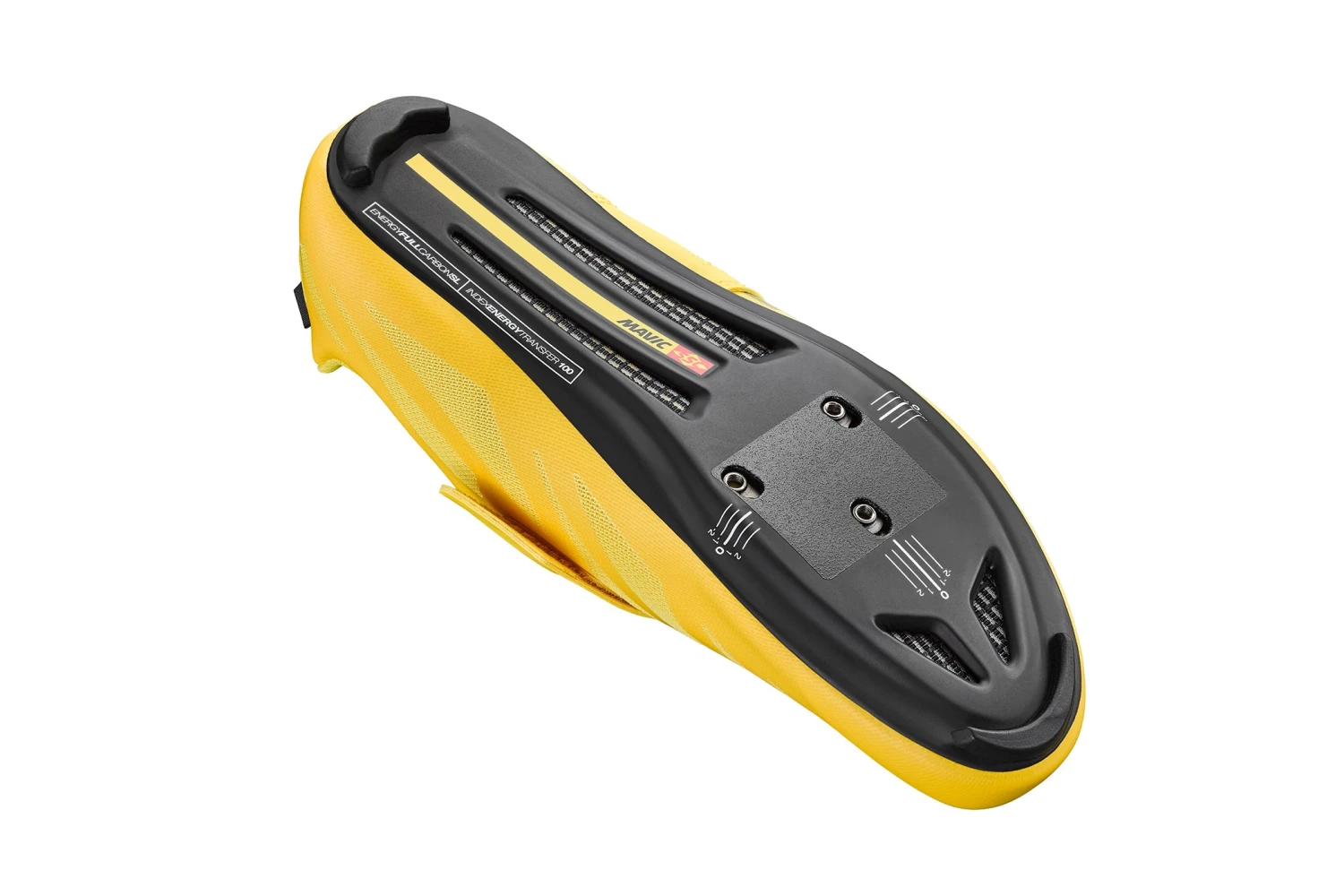 Mavic Cosmic SL Ultimate Tri Bike Shoes Yellow 3 Mavic Cosmic SL Ultimate Tri Bike Shoes Yellow - Image 3